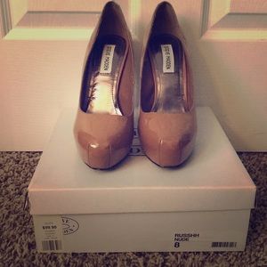 Steve Madden Nude Platform Heels